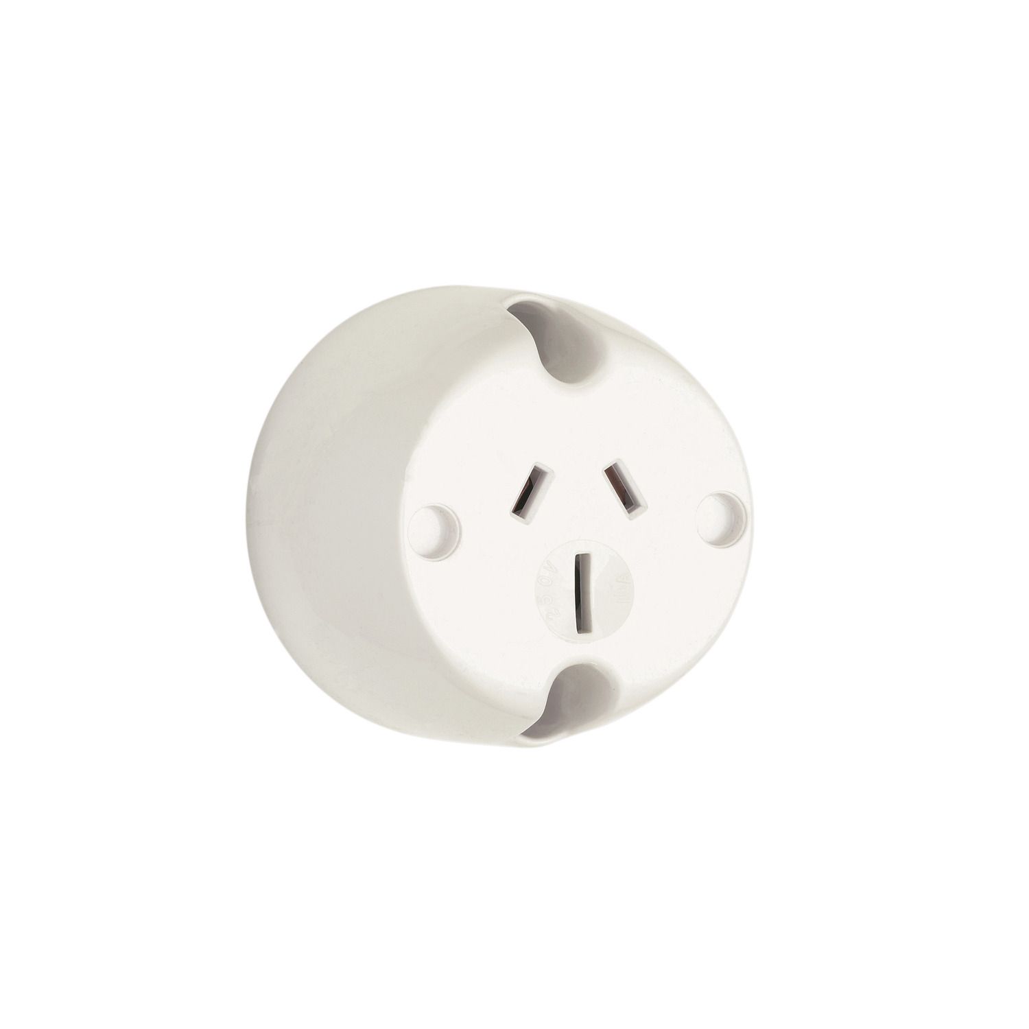 Picture of Single Socket Outlet, Standard Series, 250VAC, 15A, 3 PIN, Surface Mount
