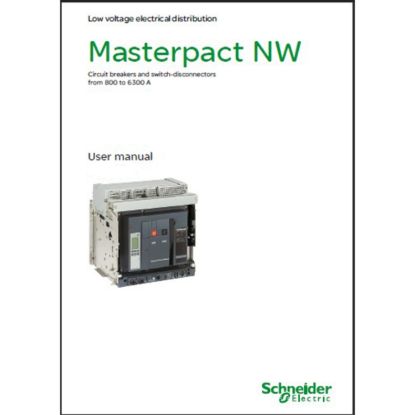 Picture of Instruction sheet, MasterPact NW circuit breaker accessories, spare part