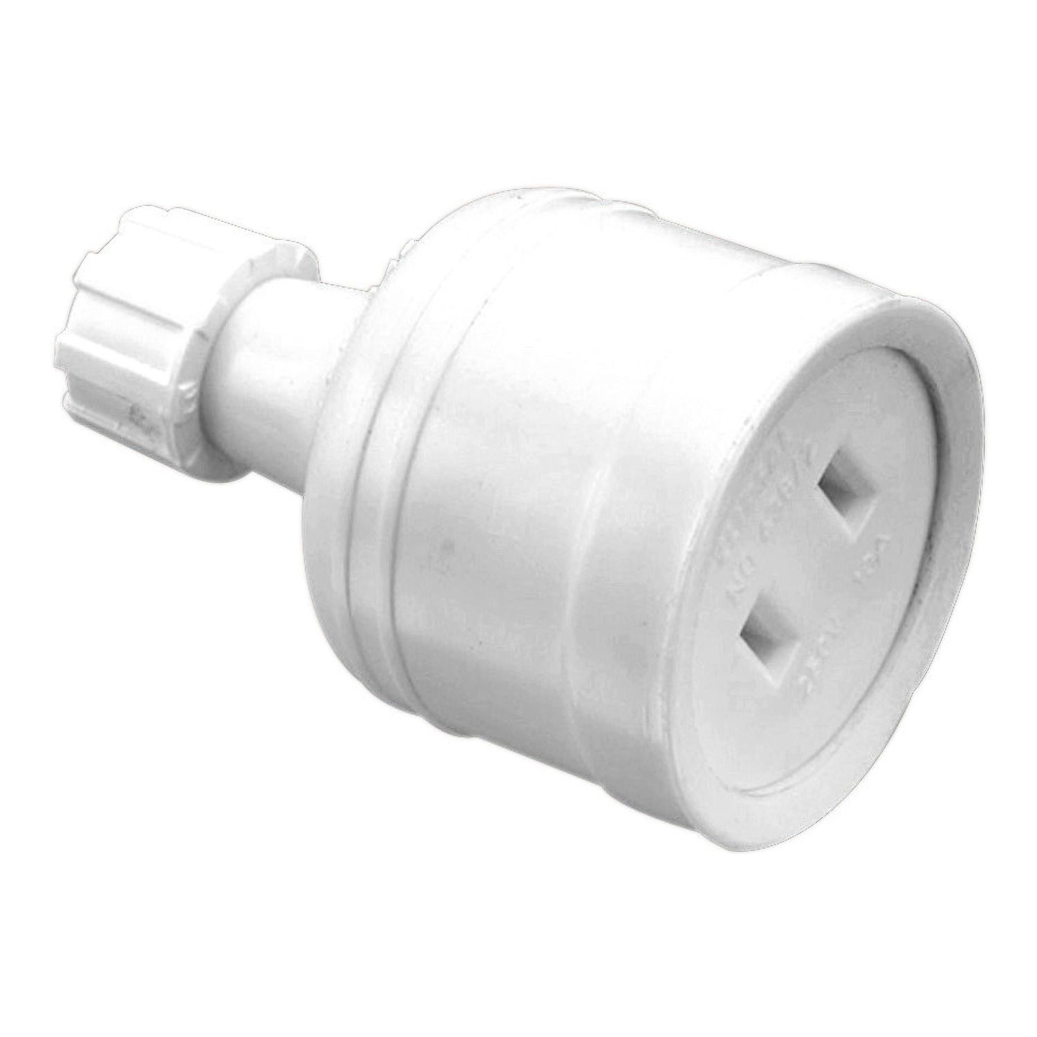 Picture of Flexible Cord Extension Socket, Standard Series, 125VAC, 10A, 2 PIN ParAllel