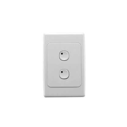 Picture of Plastic Plate Wall Switch, C-Bus Control and Management System, 2 Button