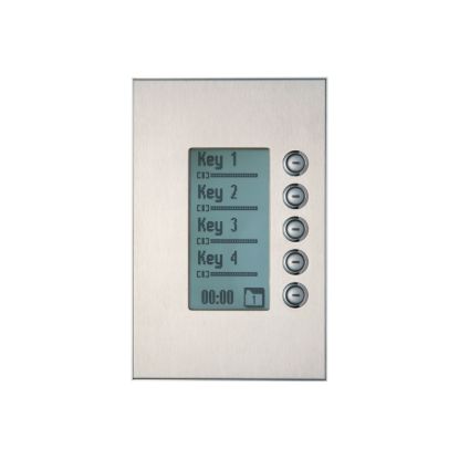 Picture of Fascia with Grid, C-Bus Control and Management System, Saturn Series, Rectangular, 5 Gang