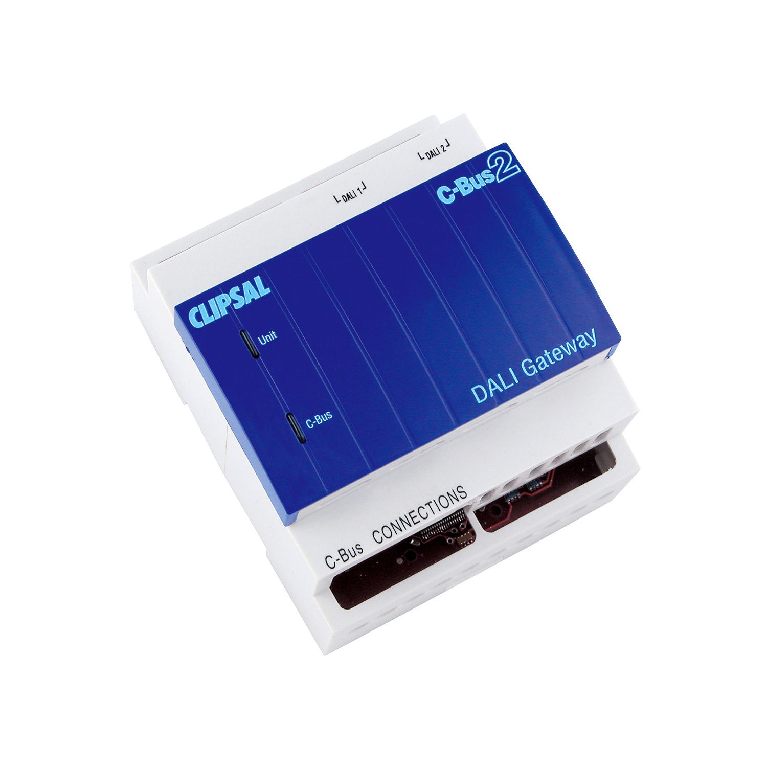 Picture of DALI Gateway for 2 Dali Networks, C-Bus Control and Management System, DIN Rail Mounted