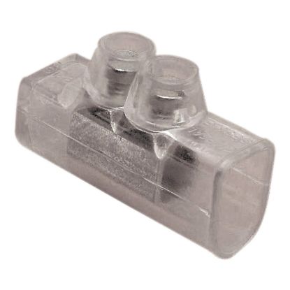 Picture of Cable Connector, Clipsal - 500 Series, Two Screw, Clear Insulated, 63A, Suits up to 2 x 16mm² Cables