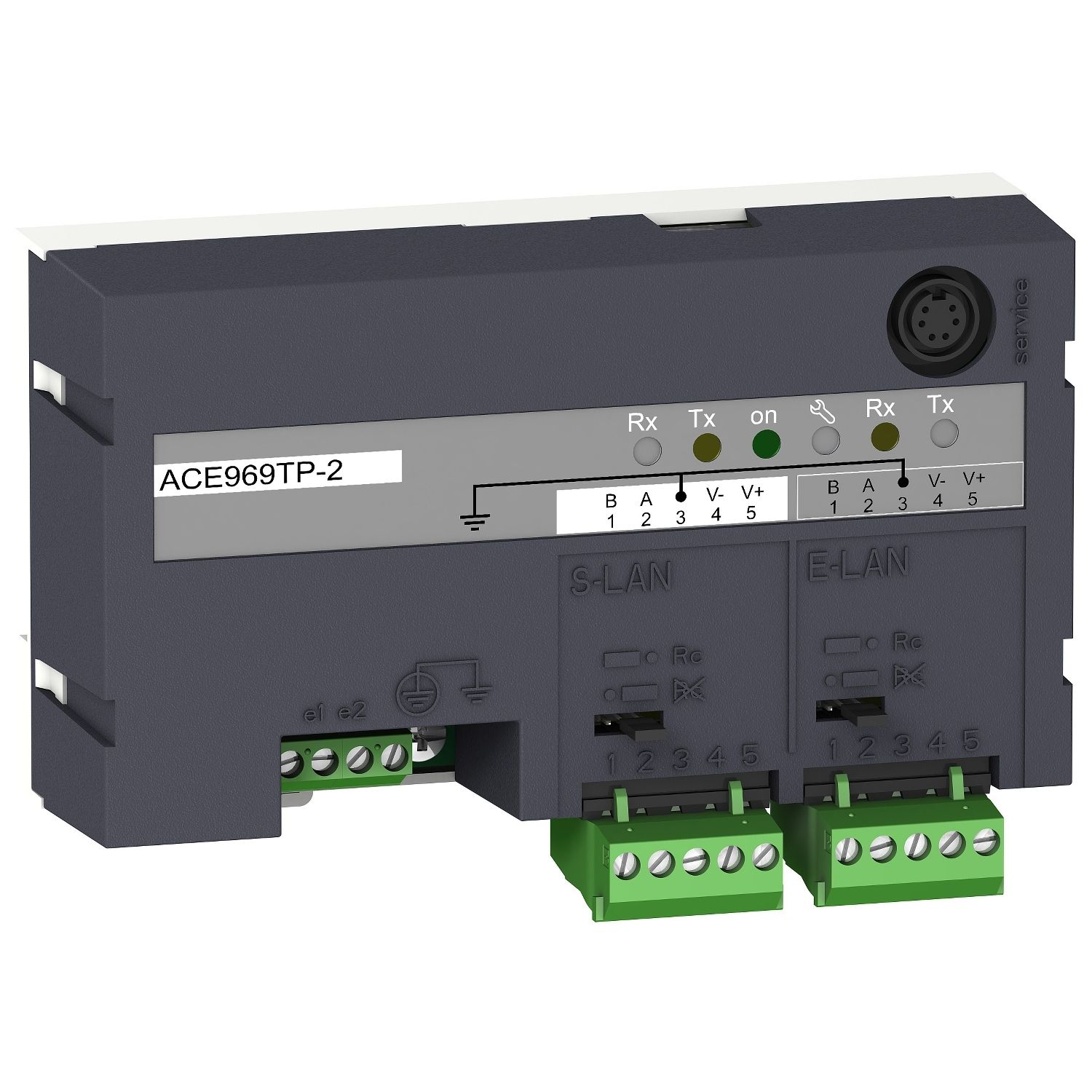 Picture of FO multi-protocol interface ACE969FO-2 Sepam series 20, 40, 60, 80