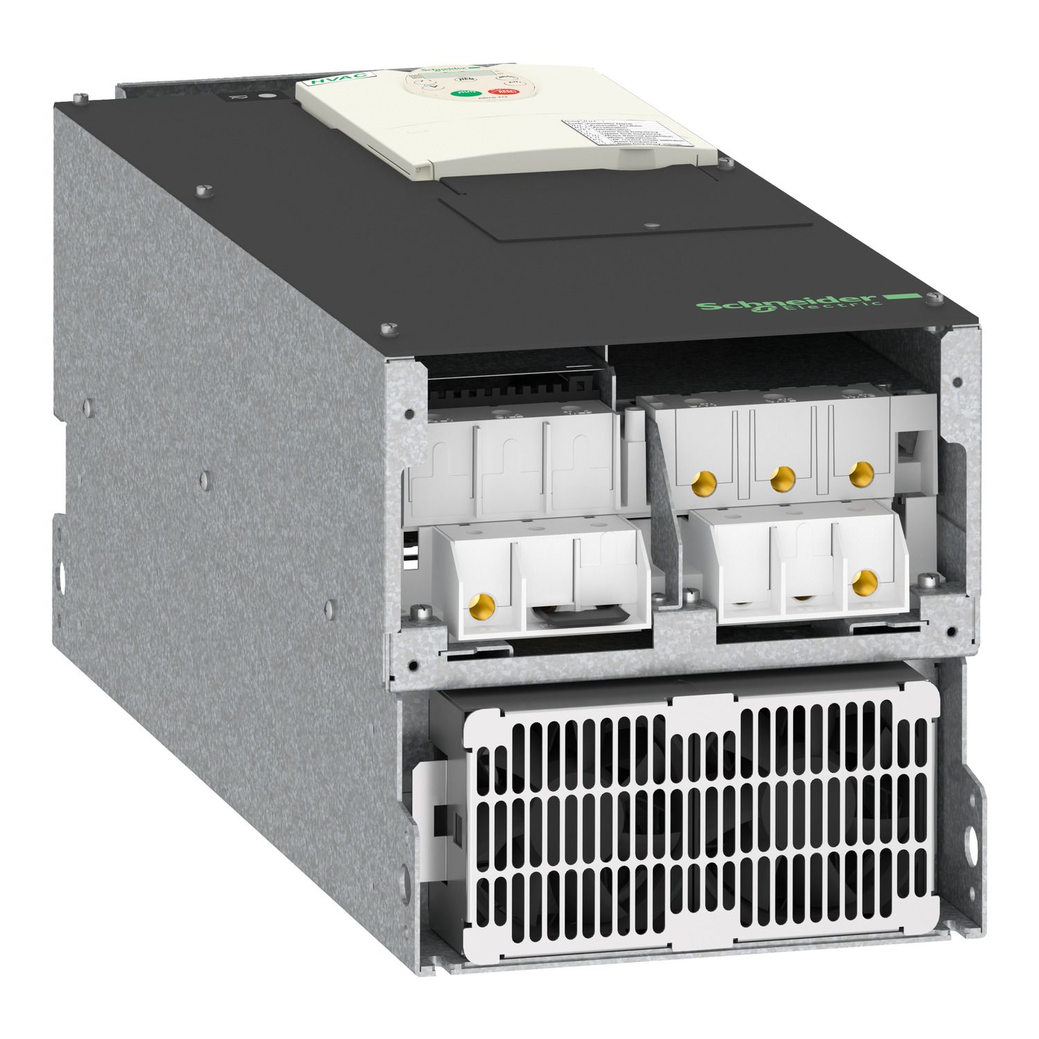 Picture of variable speed drive, Altivar 212, 45kW, 60hp, 480V, 3 phases, with EMC, IP21