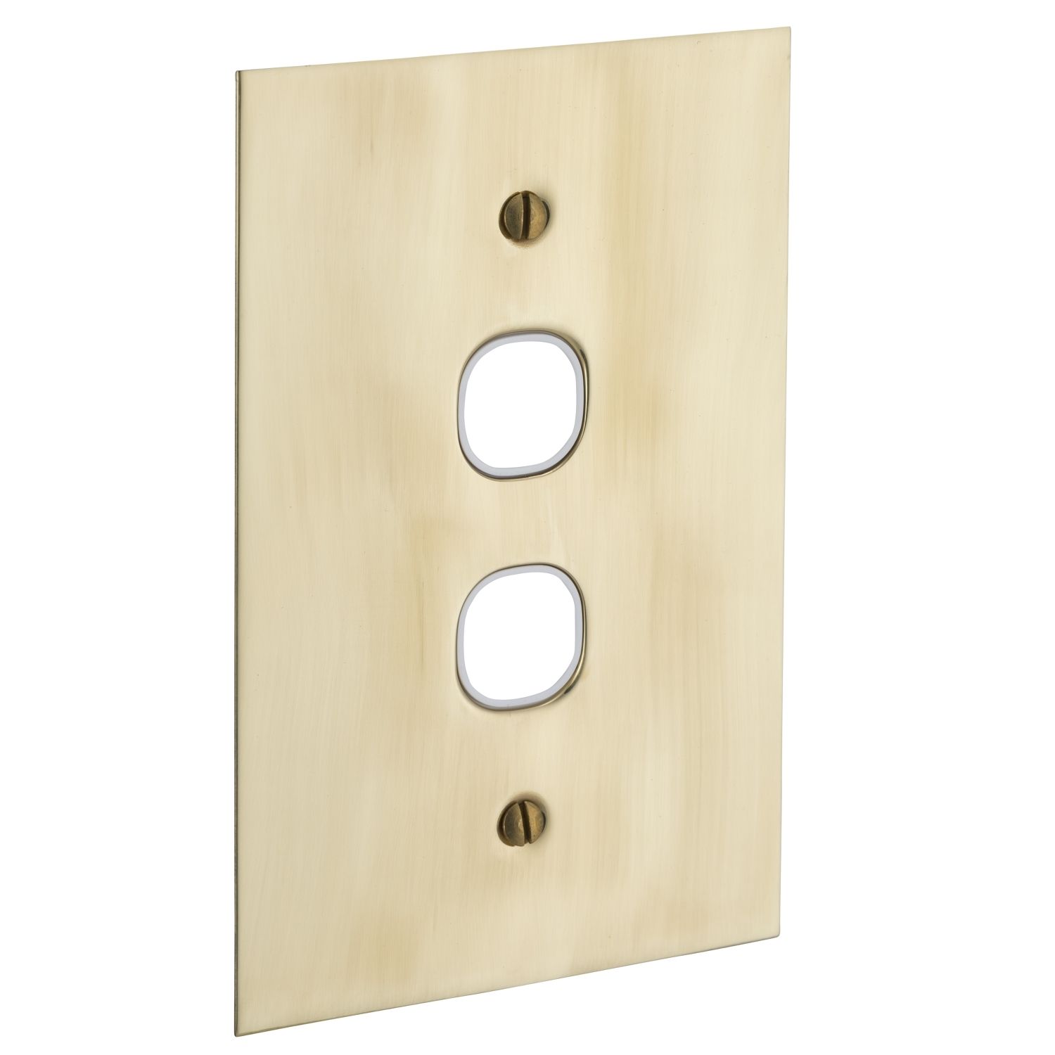 Picture of Switch Grid Plate and Cover, Metal Plate Series, 2 Gang, BBSL Style, Less Mechanism, Over Size