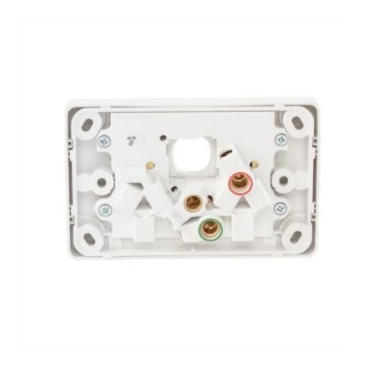 Picture of Switched Socket Outlet, Classic C2000 Series, Twin, 250V, 10A, Removable Extra Switch Aperture