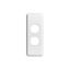 Picture of Switch Grid Plate and Cover, Classic C2000 Series, 2 Gang, Architrave