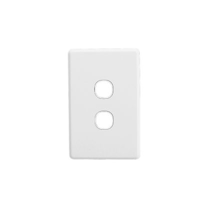 Picture of Switch Grid Plate and Cover, Classic C2000 Series, 2 Gang, Less Mechanism, Standard Size