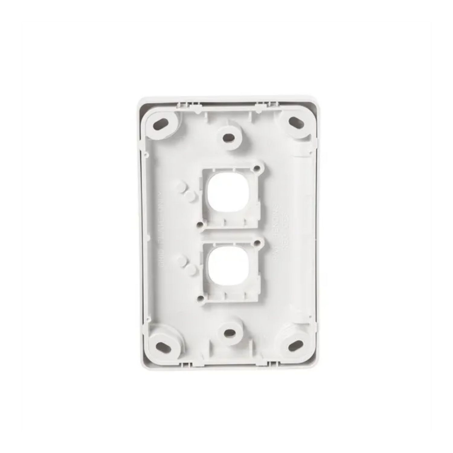Picture of Switch Grid Plate and Cover, Classic C2000 Series, 2 Gang, Less Mechanism, Standard Size