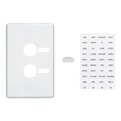 Picture of Switch Plate Cover, Classic C2000 Series, 2 Gang, Vertical Mount, with ID Window