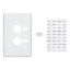 Picture of Switch Plate Cover, Classic C2000 Series, 2 Gang, Vertical Mount, with ID Window