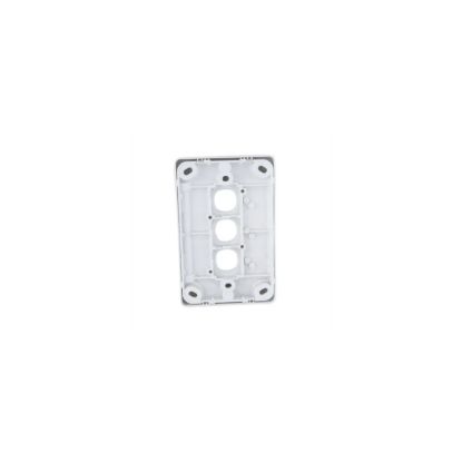 Picture of Switch Grid Plate and Cover, Classic C2000 Series, 3 Gang, Less Mechanism