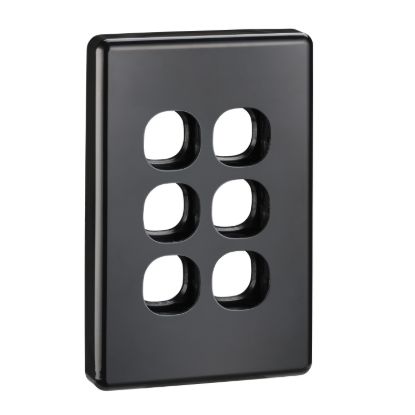 Picture of Switch Grid Plate and Cover, Classic C2000 Series, 6 Gang, Vertical