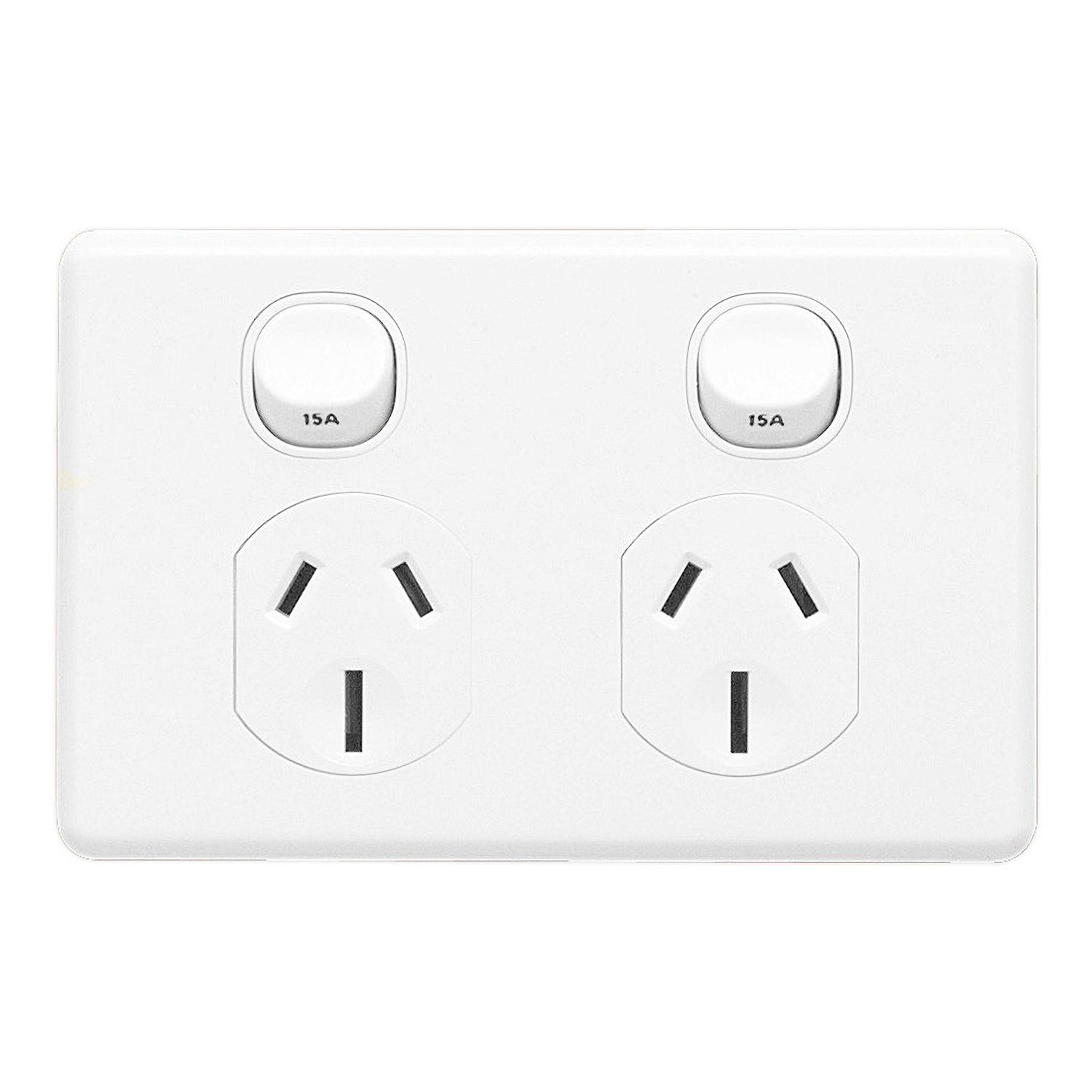 Picture of Switched Socket Outlet, Classic C2000 Series, Twin, 250V, 15A