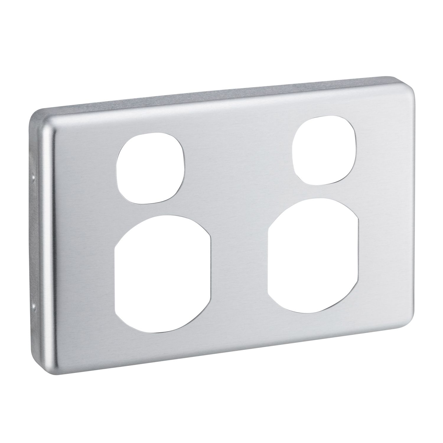 Picture of Socket Outlet Cover Plate, Classic C2000 Series, Horizontal Mount for Twin Switched Socket