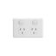 Picture of Switched Socket Outlet, Classic C2000 Series, Twin, 250V, 10A, 2 Pole