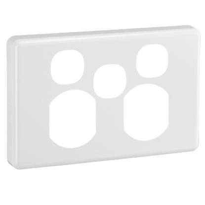 Picture of Socket Outlet Cover Plate, Classic C2000 Series, Horizontal Mount for Twin Switched Socket
