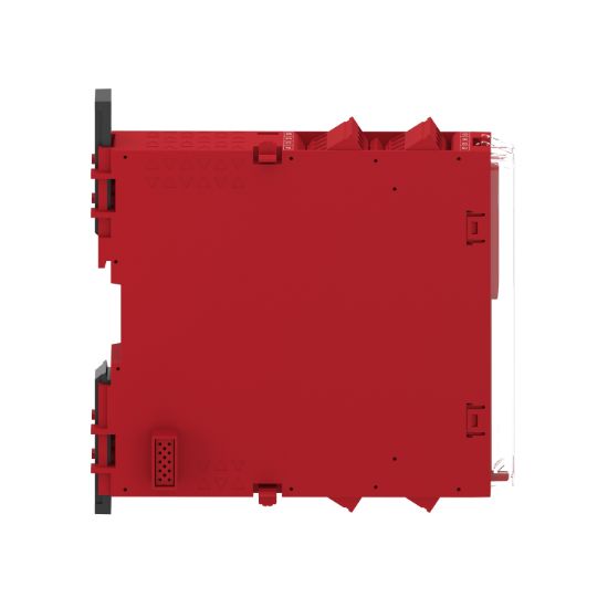 Picture of safety module, Harmony XPSU, Cat 4, expansion use with universal range, 24V AC or DC, screw