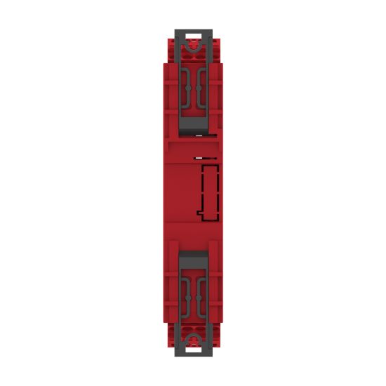Picture of safety module, Harmony XPSU, Cat 4, features 2 x XPSUAF with enabling movement, 24V AC or DC, spring