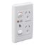 Picture of Twin Switch Socket Outlet, Medilec, 250V, 10A, 2 Gang, 1 Pole, Vertical