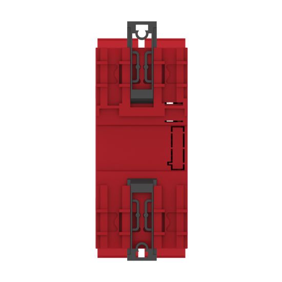 Picture of safety module, Harmony XPSU, Cat4, features XPSUAK with delayed outputs, 24V AC or DC, screw