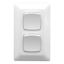 Picture of Flush Switch, Prestige Series, 2 Gang, 230/240V, 10A, Standard, Vertical