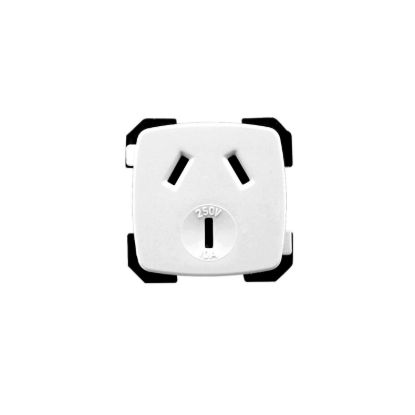 Picture of Non-Switched Socket Mechanism, Prestige Series, 250V 10A