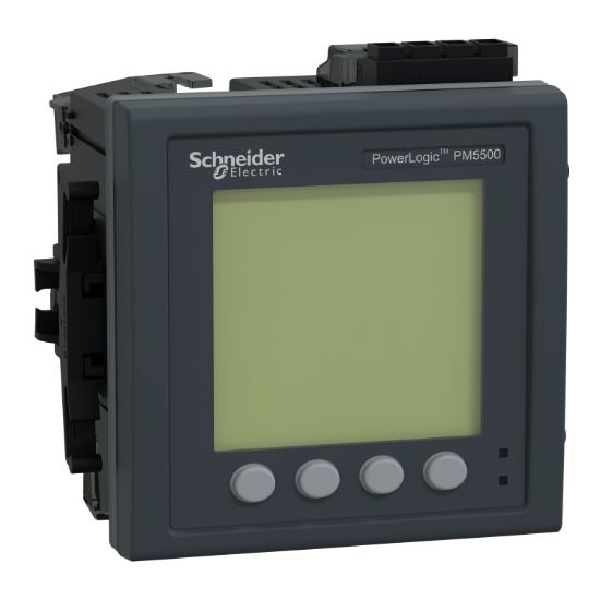 Picture of power meter PowerLogic PM5580, 2 ethernet, up to 63th Harmonic, 1,1MB, 24VDC, 4DI/2DO 52 alarms
