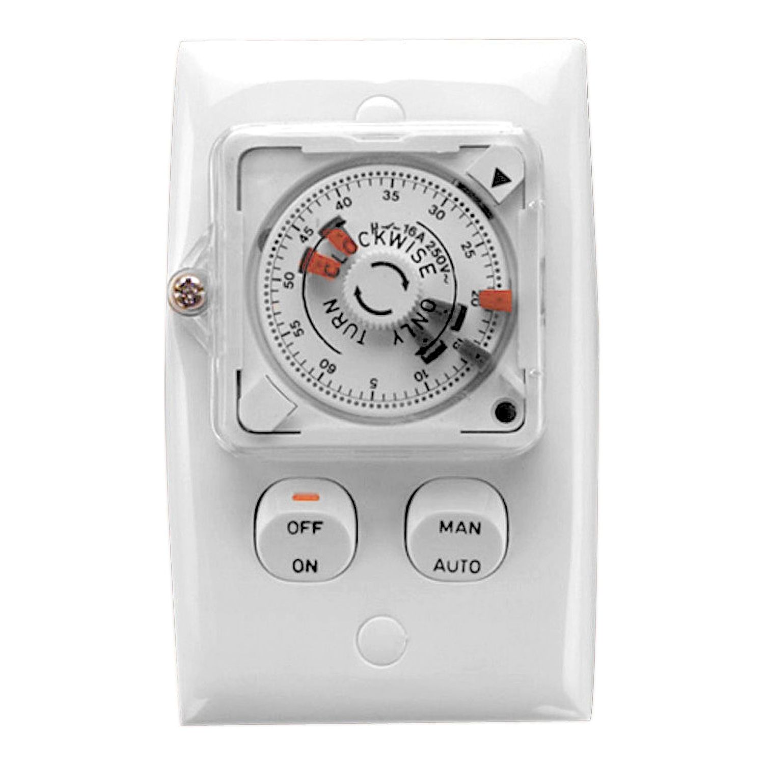 Picture of Timer Switch' 250V 15A, Standard Series, 24 Hour Timer