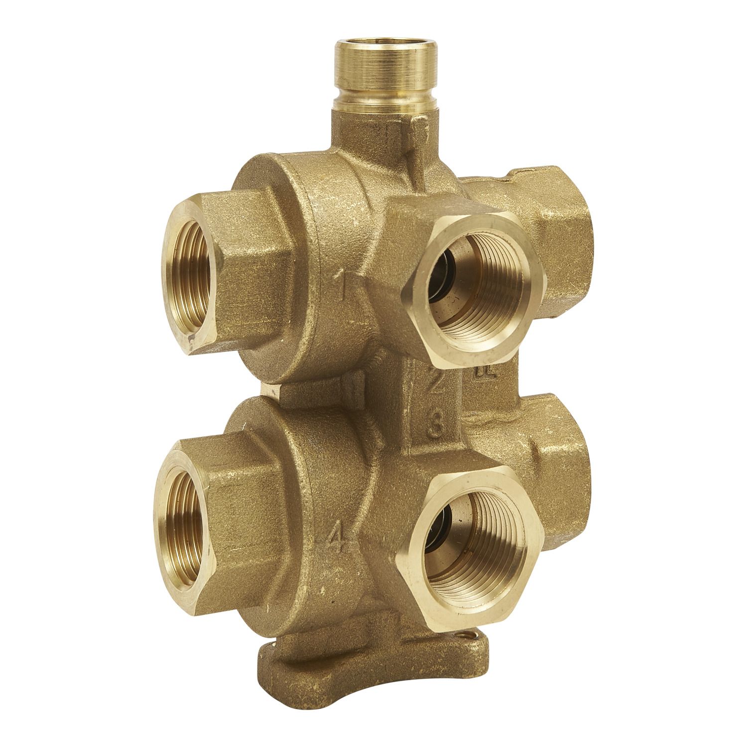 Picture of VB601R Change Over Valve, 6-Way, DN15, Rp 1/2, Kvs 2.4 m³/h.