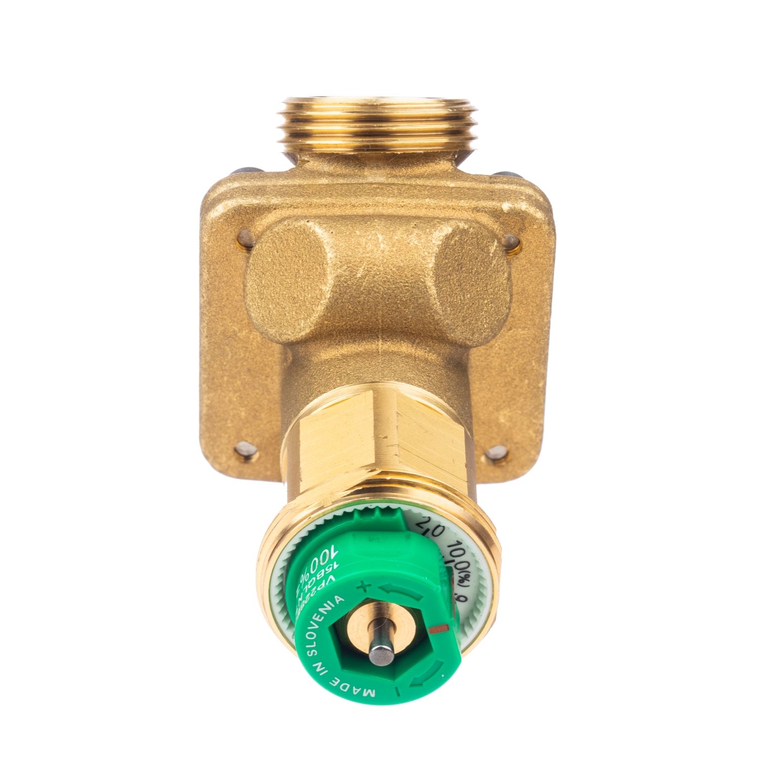 Picture of SpaceLogic VP228E PIBCV (PICV), 2-Way, PN16, DN15, G3/4 Ext. Thread, Low Flow: 0.06…0.28 m³/h (…0.076 l/s), No PT plugs.