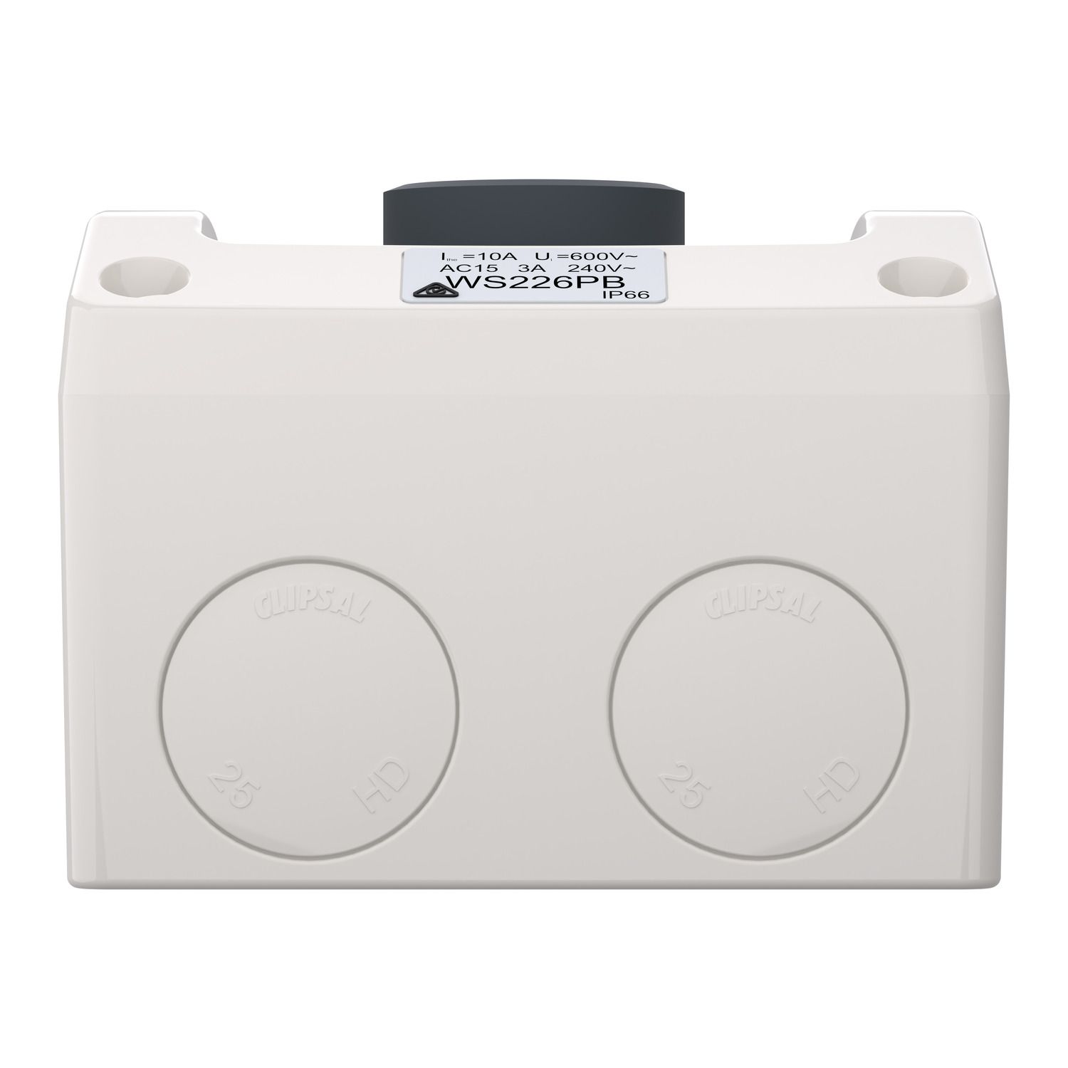 Picture of Switch, Weathershield, Push Button, 1-Gang, 3A, 240VAC, IP66