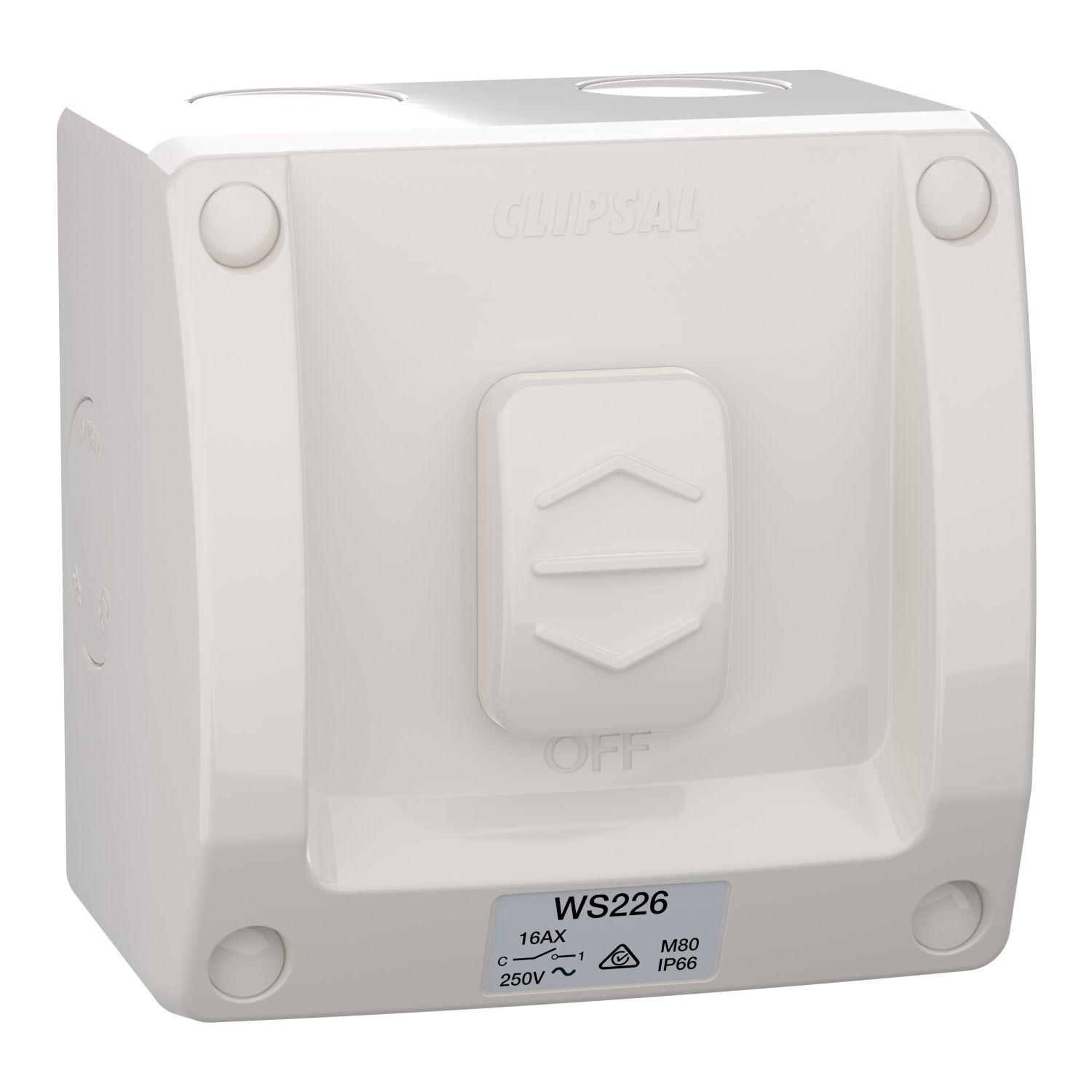 Picture of Switch, Weathershield, 1-Gang, 16AX, 250VAC, IP66