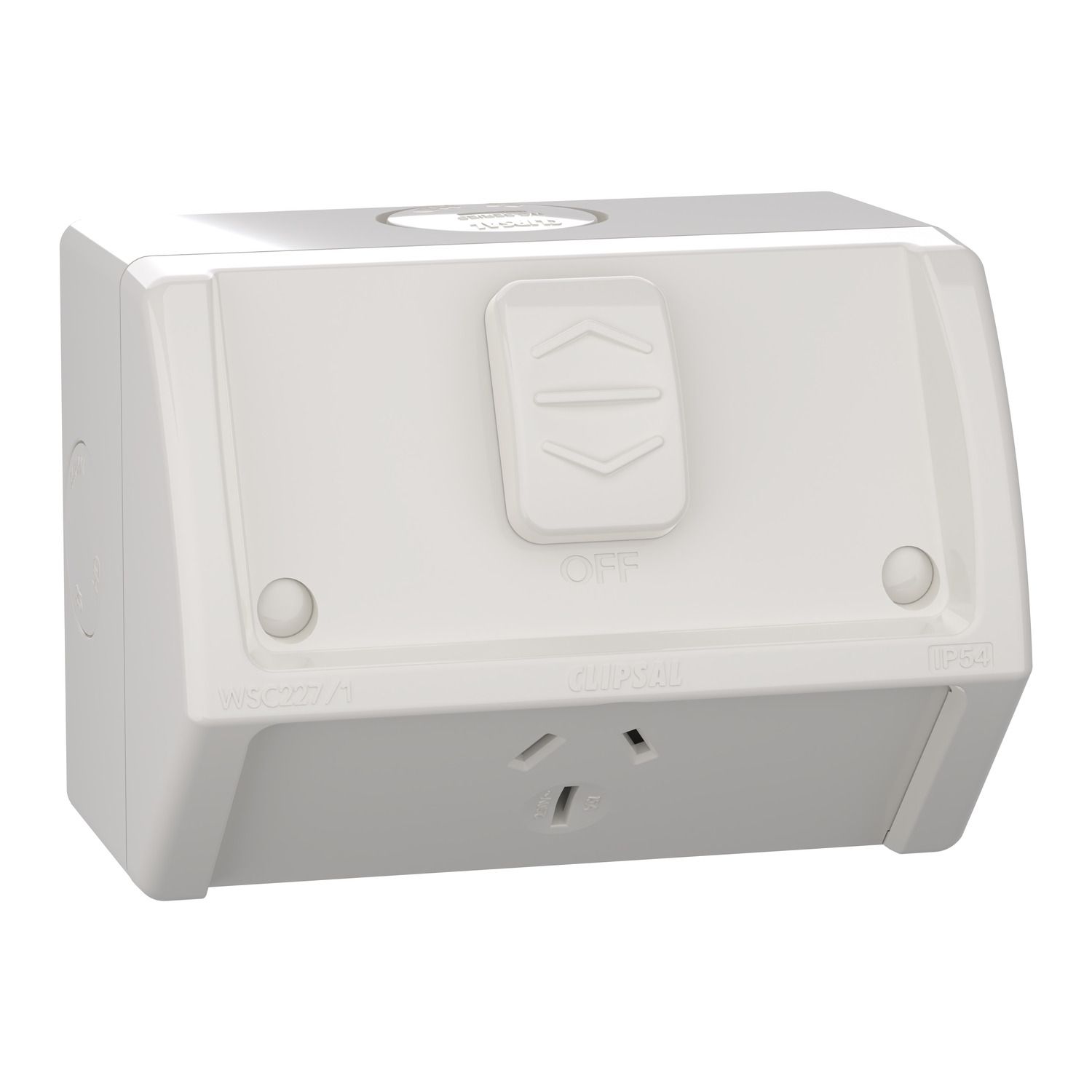 Picture of Socket, Weathershield, Single, 15A, 250VAC, IP54