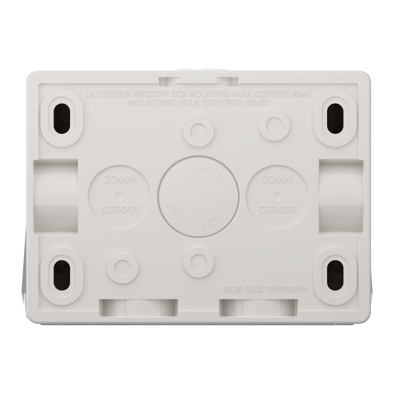 Picture of Socket, Weathershield, Twin, Flap, 10A, 250VAC, IP54