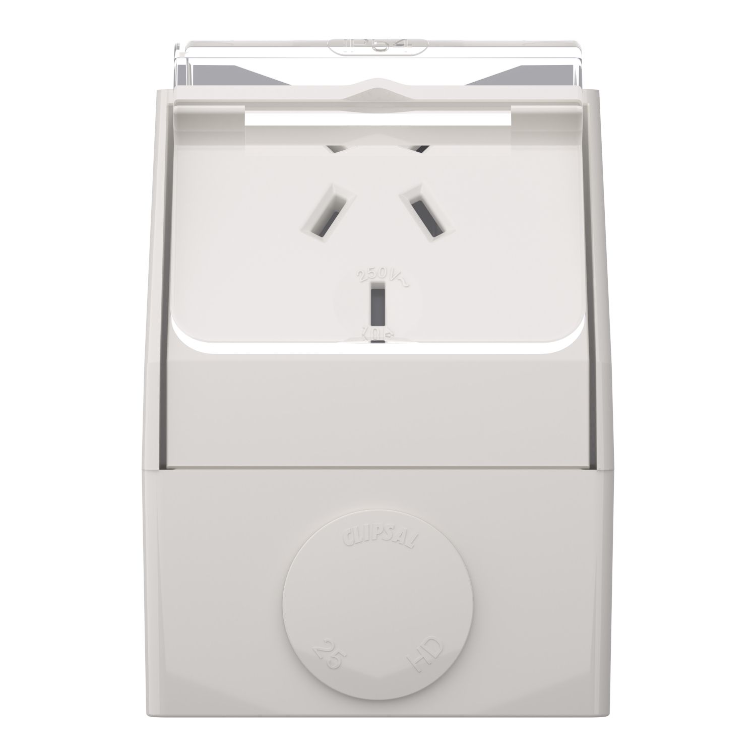 Picture of Socket, Weathershield, Single, Post Mount, 10A, 250VAC, IP54