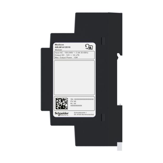 Picture of Regulated Power Supply, 100 to 240V AC, 12V, 1A, single phase, Modular