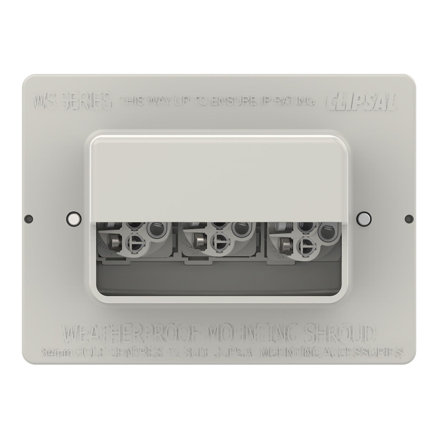 Picture of Switch, Weathershield, Flush, 3-Gang, 16AX, 250VAC, IP66