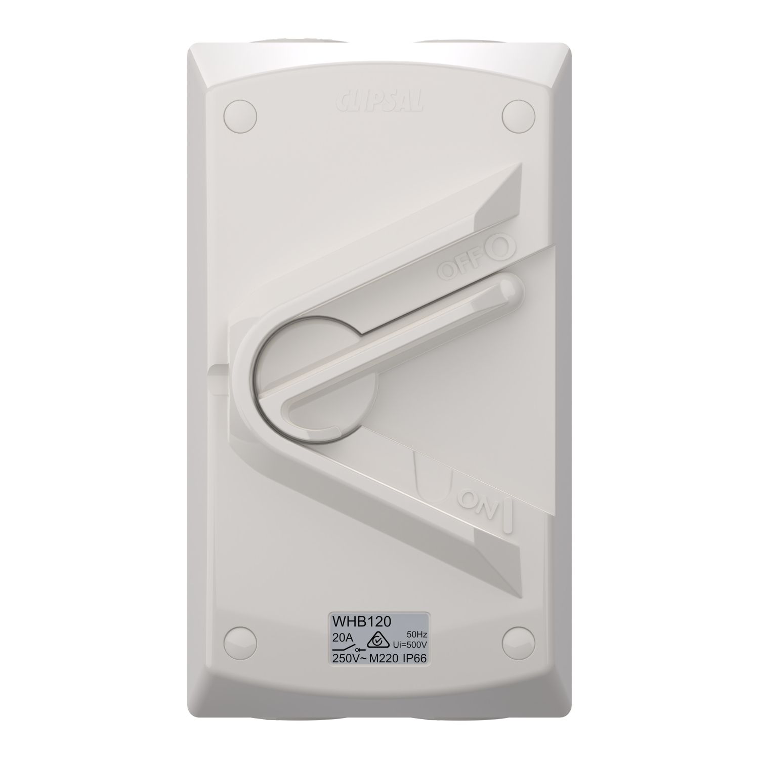 Picture of Switch, Weathershield, 1-Gang, 1 Pole, 20A, 250VAC, IP66