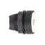 Picture of Head for non illuminated push button, Harmony XB5, white flush, 22mm, spring return, white marked UP