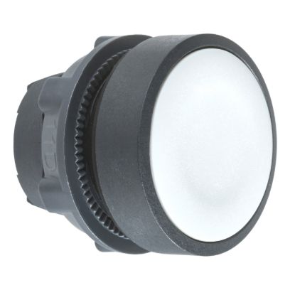 Picture of Head for non illuminated push button, Harmony XB5, grey flush, 22mm, spring return, unmarked