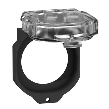 Picture of Rigid protection cover, Harmony XB5, plastic, transparent, for RJ45 and USB ports