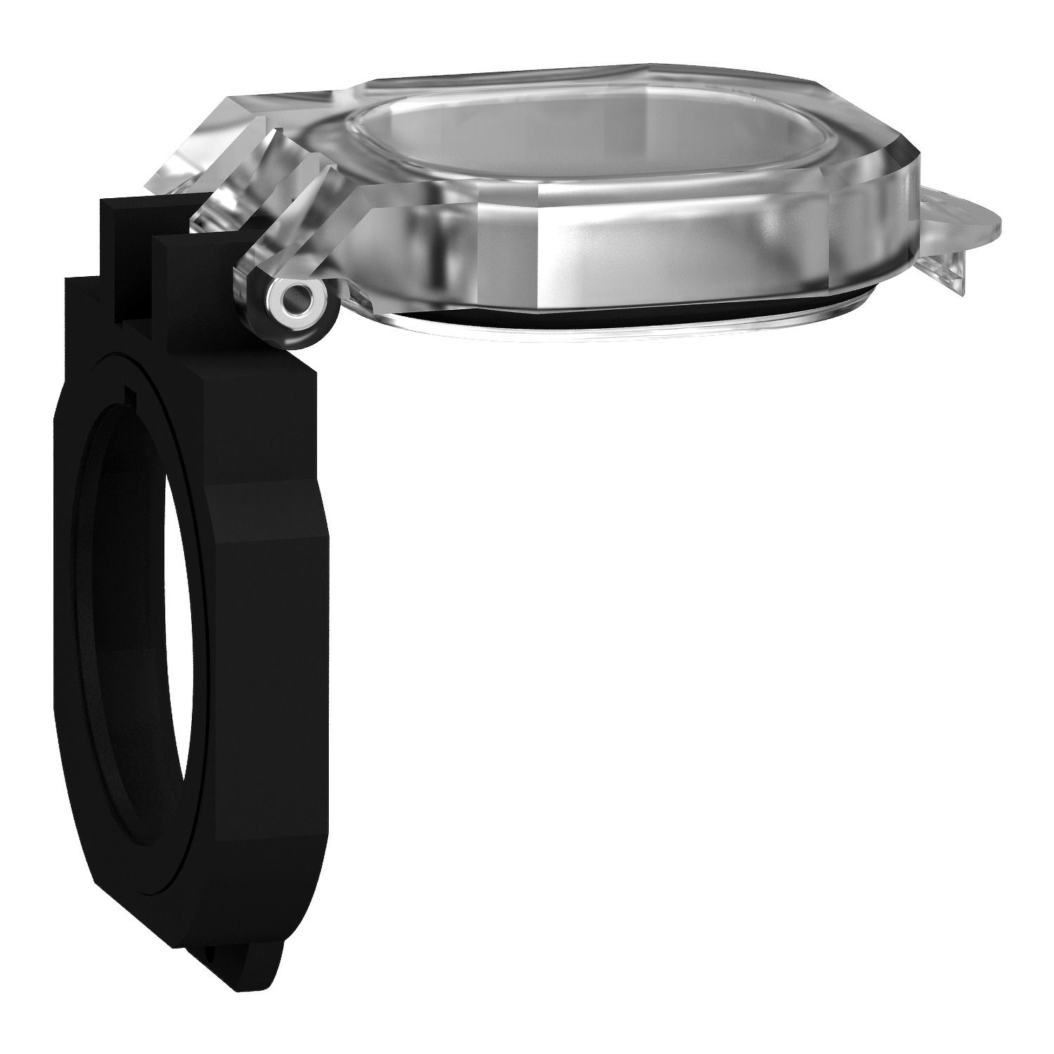 Picture of Rigid protection cover, Harmony XB5, plastic, transparent, for RJ45 and USB ports