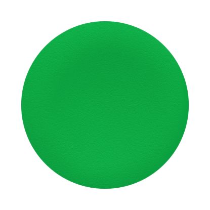 Picture of Cap for push button head, Harmony XB4, selector switch, plastic, green flush, 22mm, unmarked
