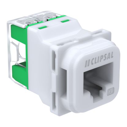 Picture of RJ45 Jack, Clipsal Actassi, CAT6 UTP 40M