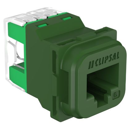 Picture of S-110 RJ45 Connector, Clipsal Actassi, 40M, Unshielded Cat 6, Bag x1