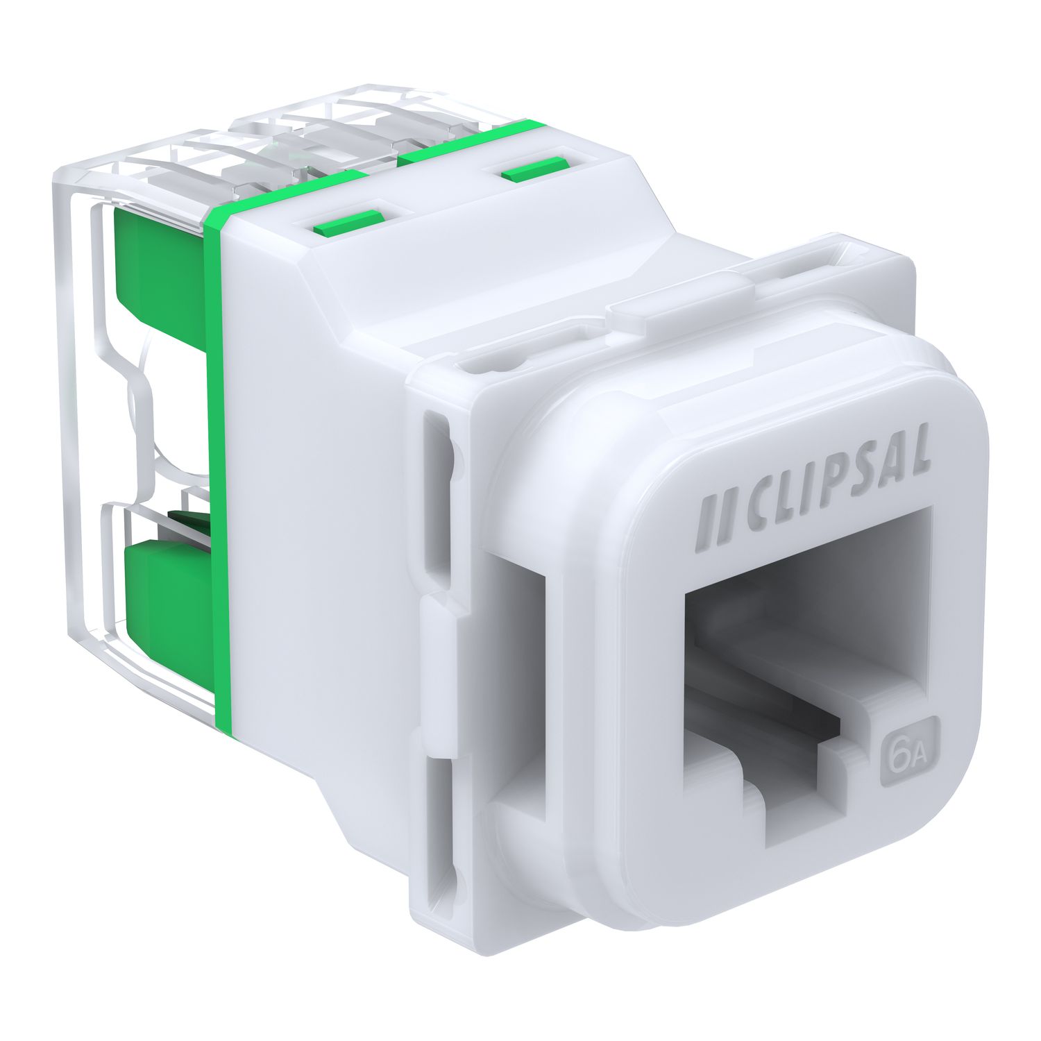 Picture of S-110 RJ45 Connector, Clipsal Actassi, 40M, Unshielded, Cat6A, Bag x 1