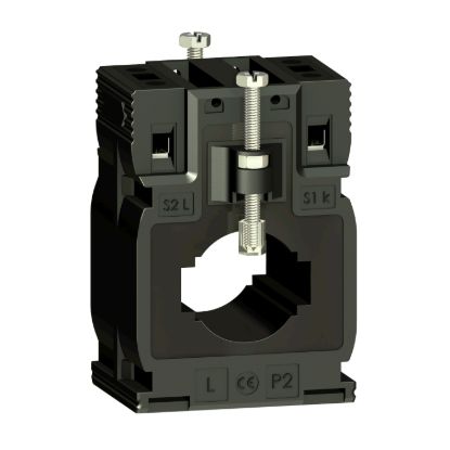 Picture of Current transformer tropicalised, PowerLogic, DIN mount 200 5 cables d. 27 - bars 10x32 15x25