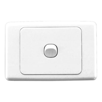 Picture of Flush Switch, 2000 Series, 1 Gang, 250VAC, 10A, Standard, Horizontal